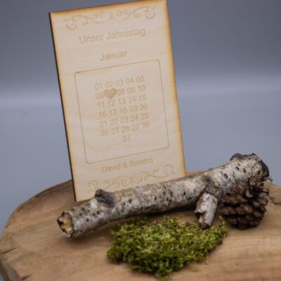 Erinnerungskarte für Jahrestag