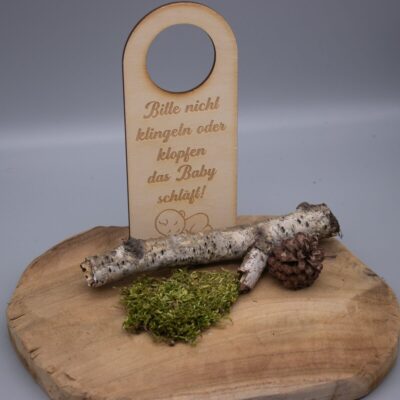 Türhänger Baby schläft