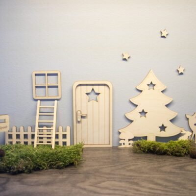 Wichteltür Set groß modern