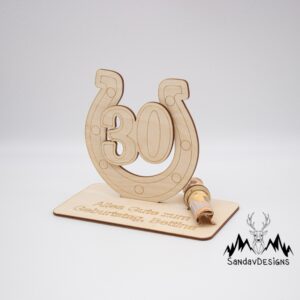 Geldgeschenk 30.Geburtstag – aus Holz personalisiert