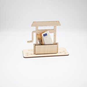 Geldgeschenk Wunschbrunnen – aus Holz personalisiert