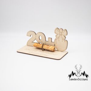 Geldgeschenk zum 30 Geburtstag – aus Holz personalisiert