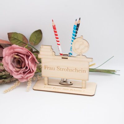 Geschenk Lehrer/-in Stiftehalter