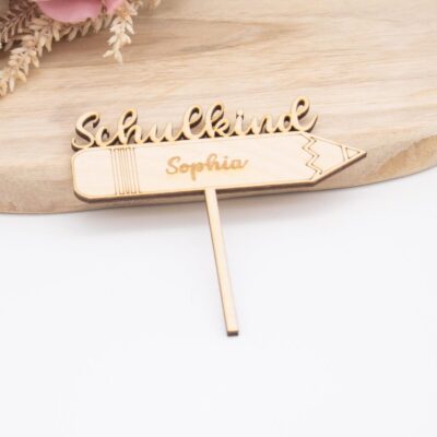 Caketopper zum Schulanfang - Stift