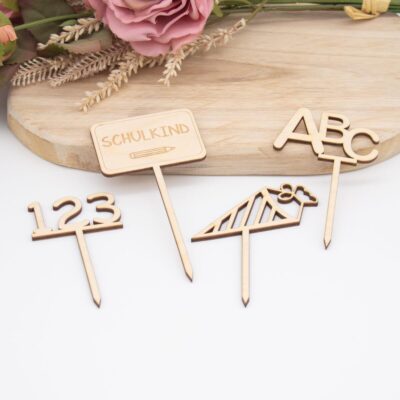 Caketopper Set zum Schulstart