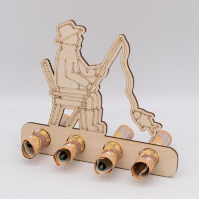 Geldgeschenk Angler - kreative Art Geld zu verschenken