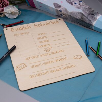 Erinnerungstafel Schulanfang