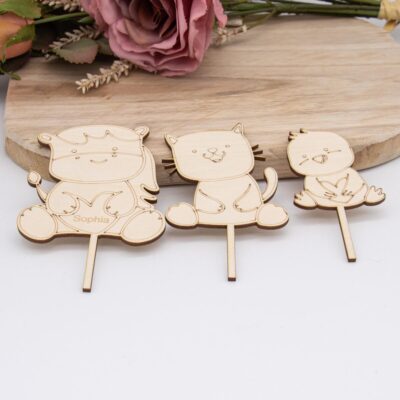 Caketopper Bauernhoftiere – Kuchenaufsatz für Geburtstage & Babypartys